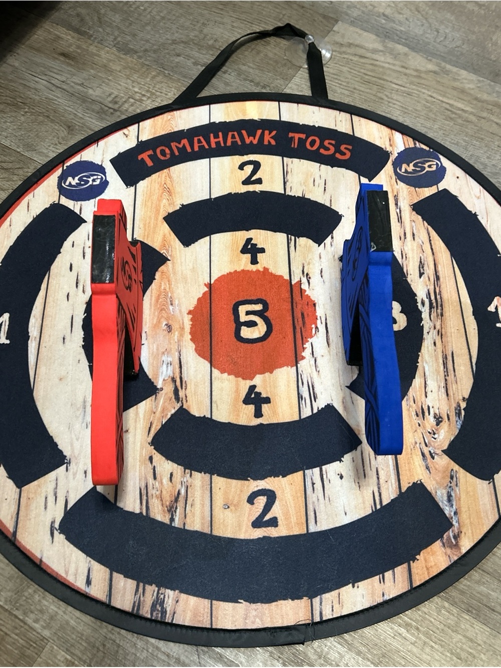 Source Unknown Tomahawk Toss Set - Red & Blue